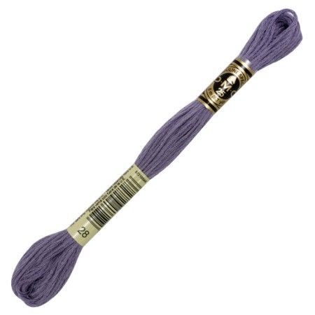 The threads of the DMC 117 (028), 12 pcs. packaged