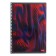 Notebook A4, 96 sheets in a cage on the crest "Abstraction", cover coated cardboard, glossy lamination, block 65 g/m2, 4V mix