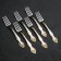 A set of cutlery "Troika", 18 items, thickness 2 mm, artistic painting on nitride-titano coating