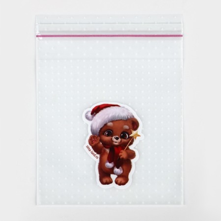 Pacetic under the sweets "Druel", 10 x 10 cm, New Year-1