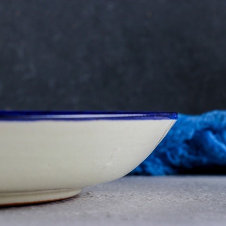 Largan Rishtan ceramics "Patterns", 25 cm, Blue Mix-2