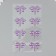 Stick plastic rhinestones "Magic butterflies" mix 10x23 cm