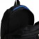 Youth backpack from textiles on lightning, 4 pockets, black/blue color