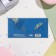 Money envelope "Congratulations!" Blue background, 16.5x8 cm