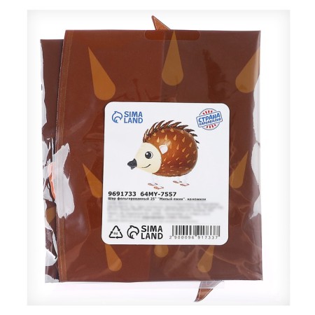 Foil ball 25 "Cute Hedgehog", on the legs-2