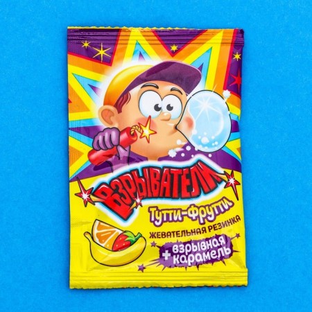 Chewing gum "fuses" with explosive caramel, assorted, 7 g-4