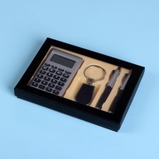 Gift set 4V1 (2 handles, calculator, keychain)