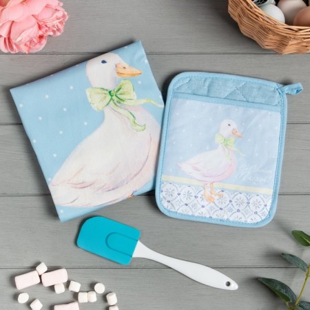 Gift set "with a light Easter" seize-carman, a towel 40x73, 100% cotton, silicone blade