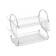 Laguna dishes, two levels, silver