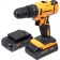 Drill-shuruvret "WHRAR" DA-24L-2K, 24 V, 2x2 Ah, Li-Ion, 55 Nm, BZP 0.8-10 mm, case
