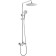 Shower system with ESKO ST300 mixer, chromium color