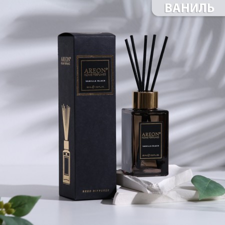 The aromatic diffuser for the home areon Sticks Premium, 85 ml, "Vanilla Black", vanilla