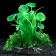 Artificial aquarium plant, 10 cm, green