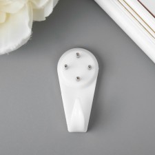 Hook plastic, universal set 5 pcs C184 4x2 cm