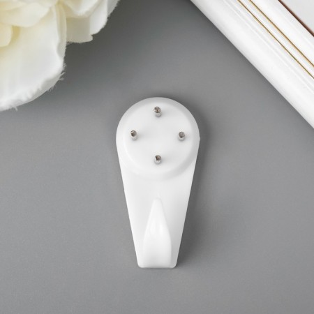 Hook plastic, universal set 5 pcs C184 4x2 cm