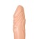 Replaceable nozzle for sex machines Diva double, 20 cm, metal, black color