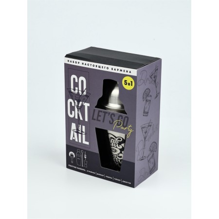 Cocktail cocktail preparation set, 5 items-6