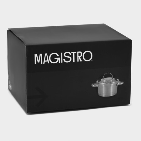 Stainless steel pan Magistro Hitech Steel, 5.2 l, d = 24 cm, h = 14.5 cm, induction-6