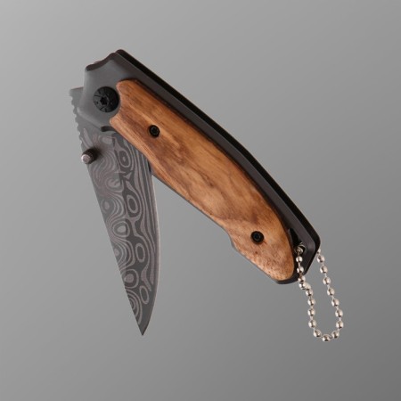 Folding "slope" 15.3cm, blade 63mm/2.8 mm, handle of wood-2