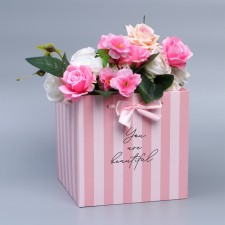 Box with ribbons 