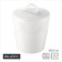 Porcelain Bank for bulk products with Magistro Crotone lid, 600 ml, white color