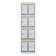 Cardboard price tag 200 pieces "butterfly 8", 25 sheets in the set
