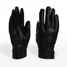 Gloves are male, dimensionless, without insulation, black color