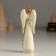 Souvenir Polystone Suspension "Angel in a beige blouse with a collar" 3.5x2x10 cm
