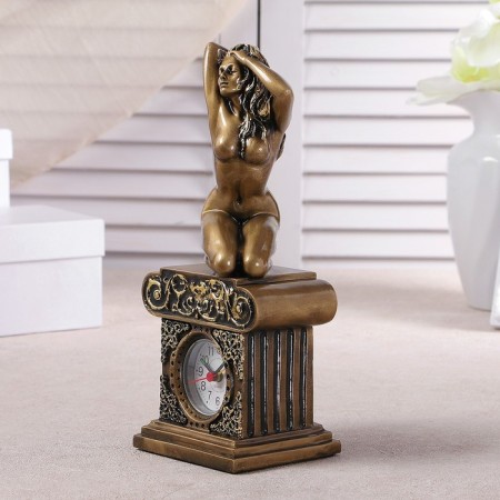 Table hours "Erato", color gold, 26x11.5x7.5 cm-6
