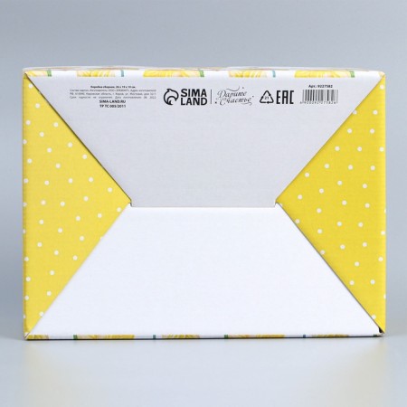 Box Gift team, packaging, “since March 8”, 26 x 19 x 10 cm-5