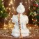 Snow Maiden "In a white fur coat with a heart" moves, 16x30 cm