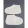 Shoes for shoes rr l 40-44 rub 29cm steam silicone white from