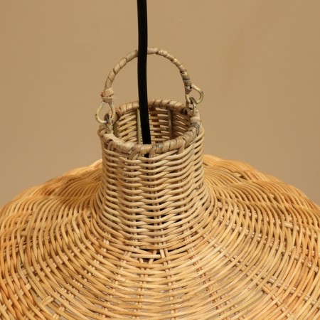 Ceiling Lamp from Rotan "Stefan" 1x120W, E27, 40x40x30 cm-3