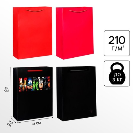 Laminated vertical package 31x40x11.5 cm, mix