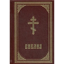 Б21БЗ Библия. (кожа, золот. тиснен.).