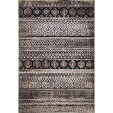 Rectangular carpet Merinos Ibiza, size 160x230 cm, color beige-black