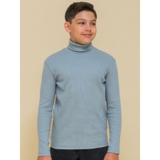 Turtleneck for the boy Pelican, height 122 cm, color gray