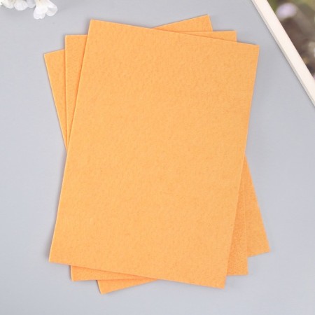 A set of soft felt "Astra" (3 pcs) beige, 3 mm, 400 gr. 20x30 cm-1