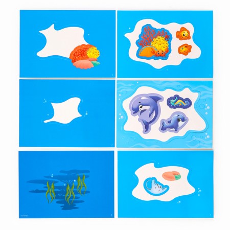 Volumetric application "Marine animals", a set for creativity-2