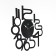 Haytek metal watches, silent, d-40 cm, luminous, aa