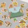 Stickers for creativity "Garden flowers" embossing gold set 48 pcs 9x7x0.8 cm