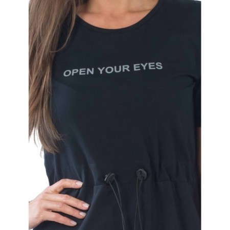 Women's dress Open Your Eyes, size 50, Black color-4