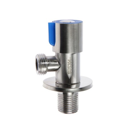 Ball the ball Accoona A473C-4, 1/2 "X1/2" external thread, for everyday life. devices, corner, blue-1
