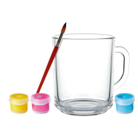 Set for creativity. Mug for painting "Unicorn"-3