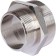 Nipple transition stout SFT-0004-002122, 2 1/2 "x2", outer thread, nickel-plated brass
