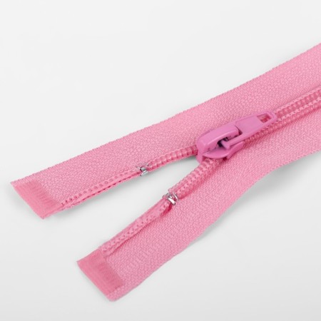 Lightning "Spiral", No. 5, detachable, automatic lock, 40 cm, dusty rose color-1