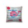 Pillowess decorative “striped whale”, on a zipper, size 45x45 cm