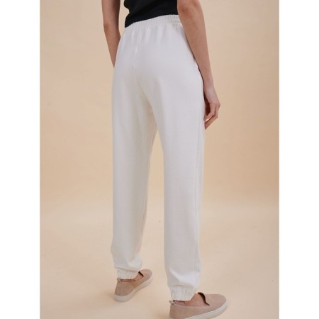 Female trousers, size XS, white color-1