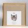 Photo frame plastic 45x45 cm, aged gold (plastic screen)