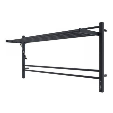 Terminus electric heated towel rail "Horizon" P8, 1200x600 mm, Black Muars-1